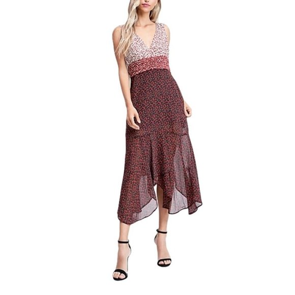 emory park Dresses & Skirts - Express Emory Park Floral Midi Dress Size Small